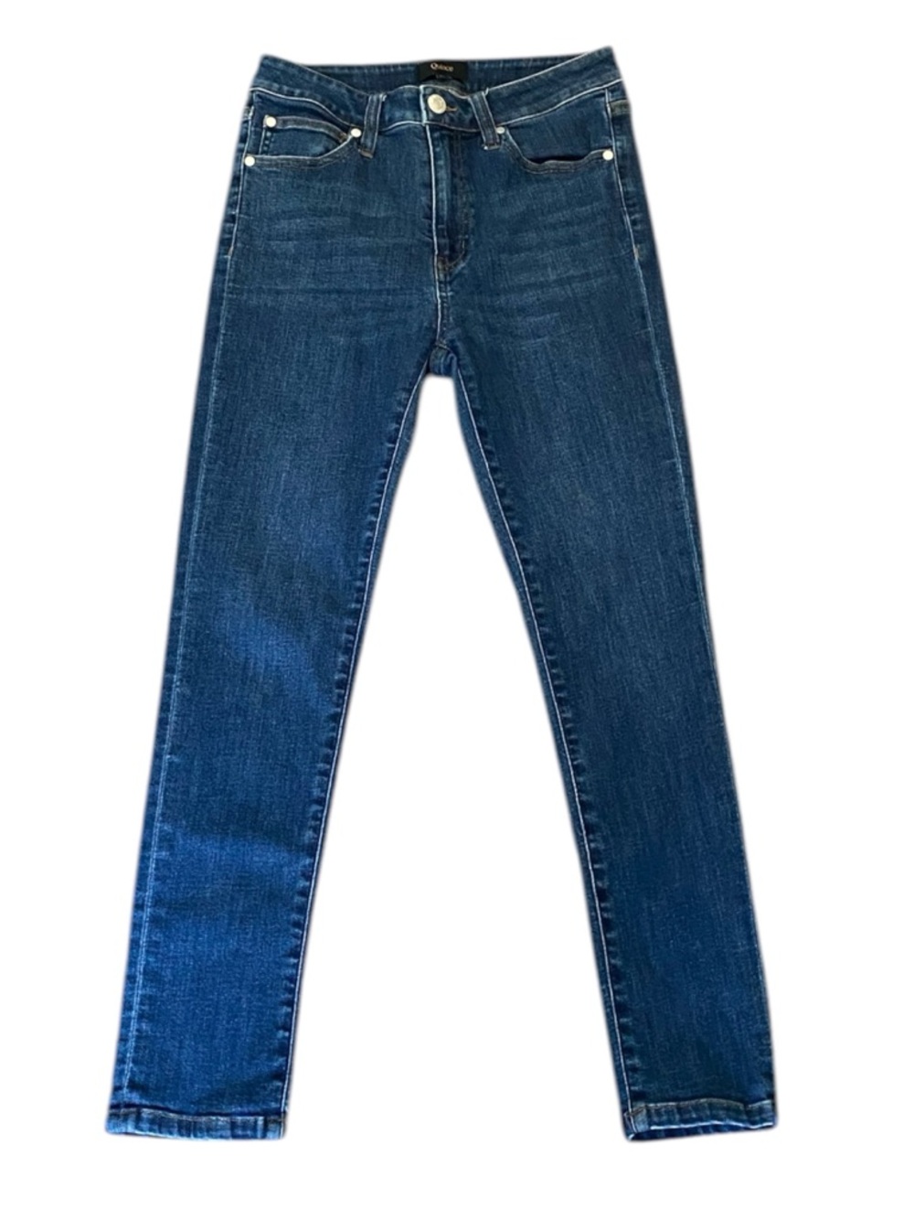 Quince Straight Leg Skinny Jeans - Picture 2 of 8